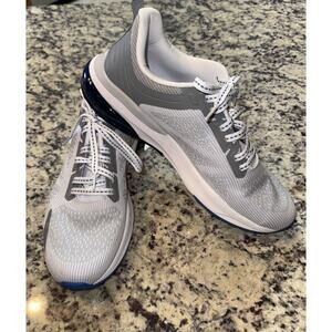 Avia Mens 02 O2 Air Running Training Shoes 11.5 White Blue Gray Grey Barely Worn